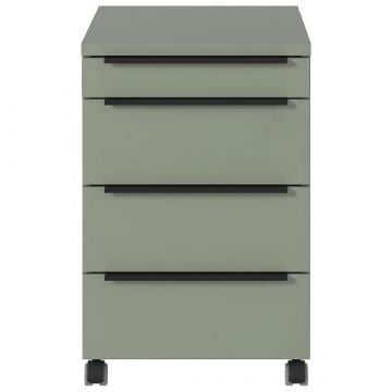 Ladekast met wielen Hermoso | 42 x 60 x 63 cm | Satijngroen