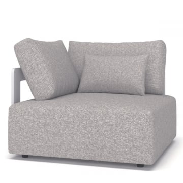 Hoekbank Raphael | 100 x 100 x 58 cm | Lichtgrijs