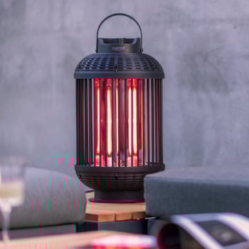 Terrasverwarming Rantan 29cm - zwart