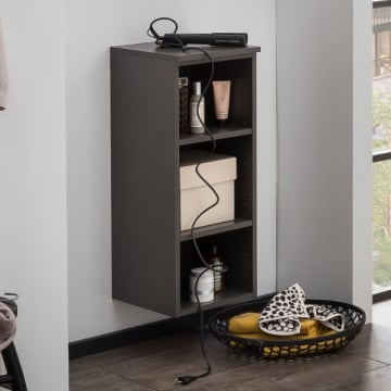 Open kast Karan 30x35x79cm - antraciet