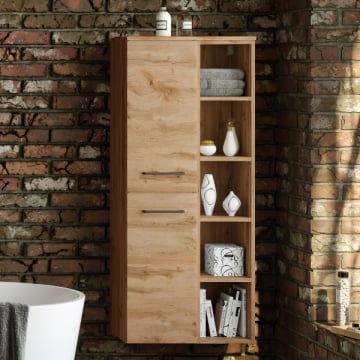 Badkamerkast Malvo 55cm 2 deuren - eik