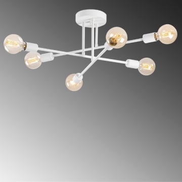 Elegante kroonluchter | 64 x 64 cm | Wit