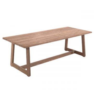 Tuintafel Isabella 300x110cm gerecycleerd teakhout