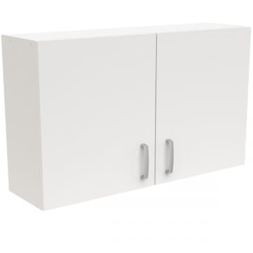 Hangkast Sofie 100 cm 2 draaideuren en 1 legplank-mat wit