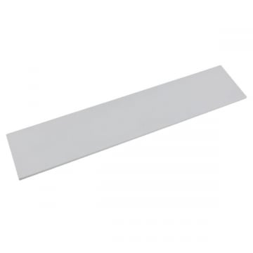 Rechthoekige wandplank Belfast - 120x25x2 cm - Paulowniahout/wit 
