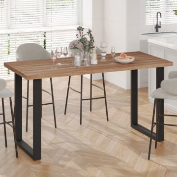 Bartafel Alexander - 180x80x93cm - oude eik