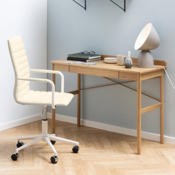 Bureau Paul 110x50x80 cm - met lade - eikenfineer
