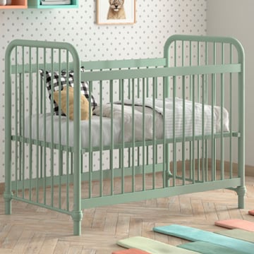 Babybed Bronxx - 60x120cm - olijfgroen