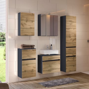 Badkamer Luna 2-eik/grafiet