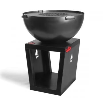 Premium grill Santos - 85x85x103 cm - Zwart/metaal