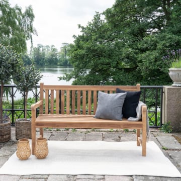 Natuurlijk mooi teak houten Cabo bank - 150x62x92 cm