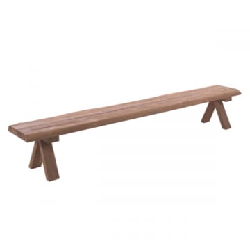 Tuinbank Longford - 300x40x46cm - gerecycleerd teakhout