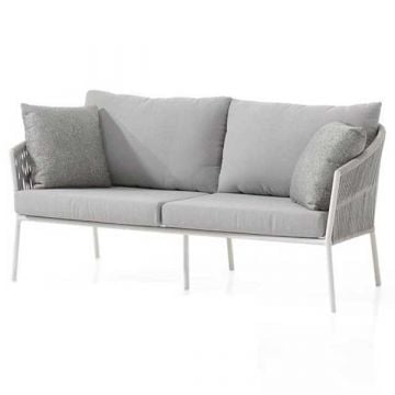 2,5-zit Gabon | 165 x 87 x 75 cm | Inclusief kussens | Grijs design