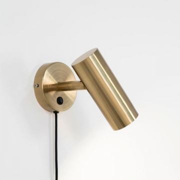 Wandlamp Parisien | 15 x 10 x 22 cm | Koper / Metaal - 190 cm snoer