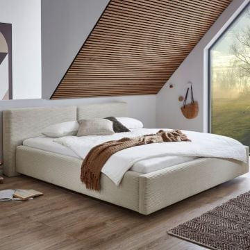 Kofferbed Kubrik | Inclusief matras | 160 x 200 cm | Beige