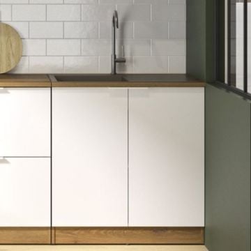 Onderkast keuken Eden | 80 x 60 x 86 cm | Helvezia Oak-design
