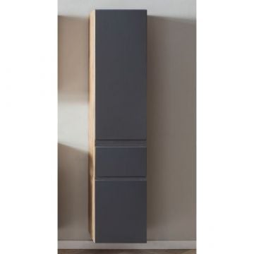 Kolomkast Varese | 40 x 35 x 180 cm | Grafietgrijs design