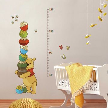 Muursticker groeimeter Winnie The Pooh