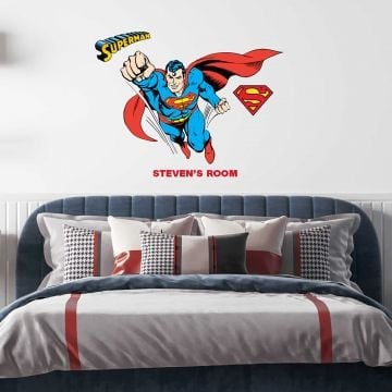 Muurstickers Superman - met alfabet