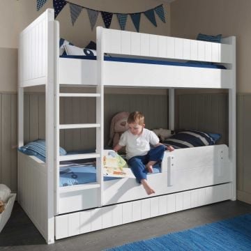Stapelbed Robin - Wit - Vipack