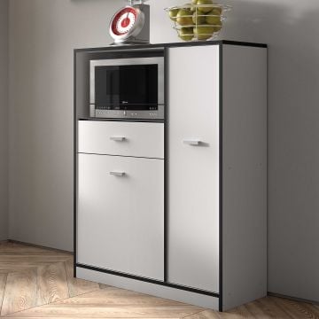 Microgolfkast Inga-wit/grijs