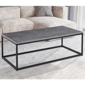 Dallas betonlook salontafel - H-H 40 x B-L 120 x D-P 60 cm