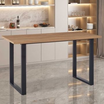 Bartafel Alexander - 160x80x93cm - oude eik