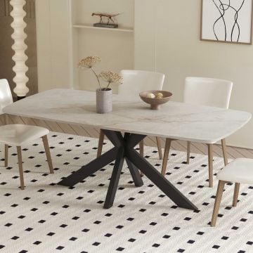 Eettafel Apollo | 180 x 90 x 76 cm | Shakespeare Grey-design