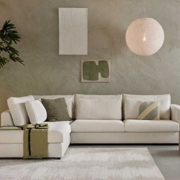 Hoekbank Verita links - beige