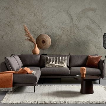 Hoekbank Boudi links - grijs 