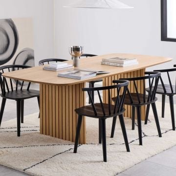 Eettafel João | 220 x 105 x 75 cm | Oak-design