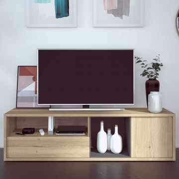 Tv-meubel Frame 177cm - lichte eik