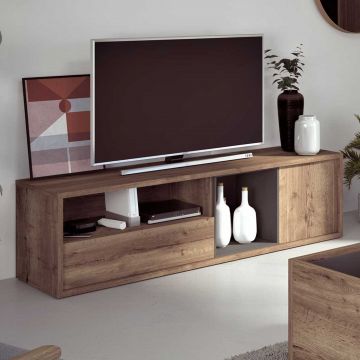 Tv-meubel Frame 177cm - donkere eik