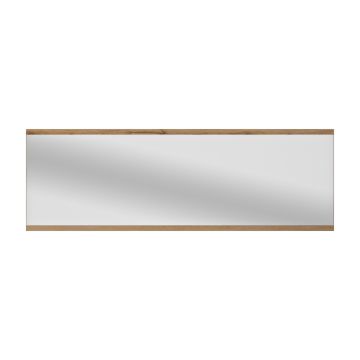 Wandspiegel Magda | 180 x 2 x 60 cm | Bruine omlijsting