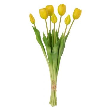 Boeket tulpen 7stuks pu geel large
