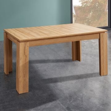 Eettafel Universal | Verlengbaar | 160 x 90 x 77 cm | Wotan Oak