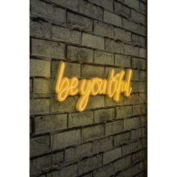 Neonverlichting Be Youthful - Wallity reeks - Geel