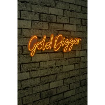 Neonverlichting Gold Digger - Wallity reeks - Oranje