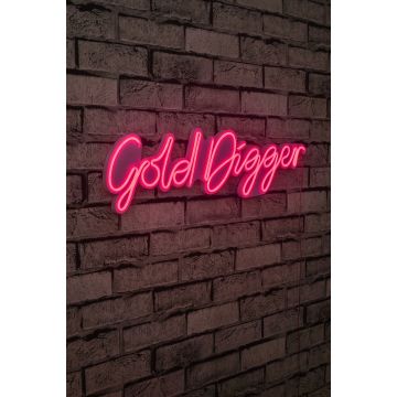Neonverlichting Gold Digger - Wallity reeks - Roze
