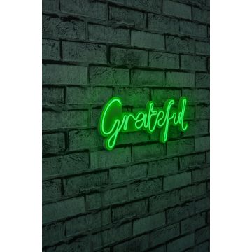 Neonverlichting Grateful - Wallity reeks - Groen