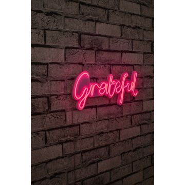 Neonverlichting Grateful - Wallity reeks - Roze