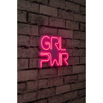Neonverlichting Girlpower - Wallity reeks - Roze