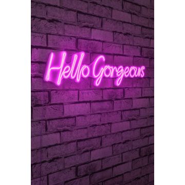 Neonverlichting Hello Gorgeous - Wallity reeks - Roze