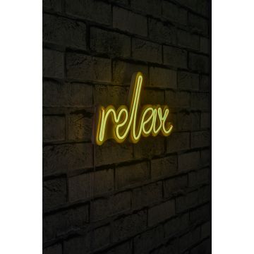 Neonverlichting Relax - Wallity reeks - Geel
