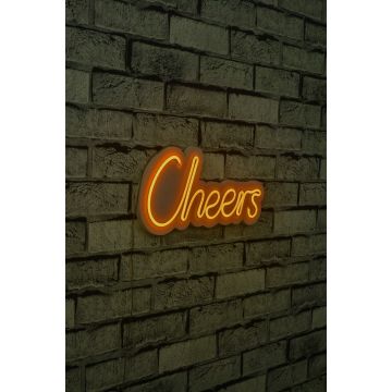 Neonverlichting Cheers - Wallity reeks - Oranje
