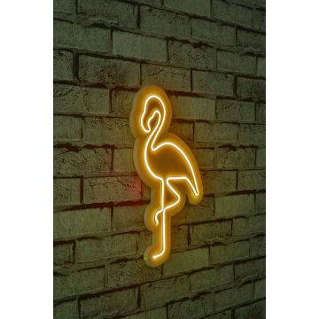 Neonverlichting Flamingo - Wallity reeks - Geel