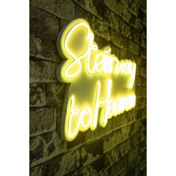 Neonverlichting Stairway to Heaven - Wallity reeks - Geel