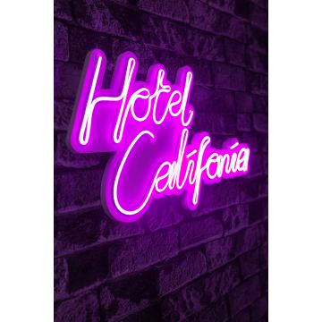Neonverlichting Hotel California - Wallity reeks - Roze