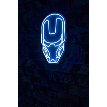 Neonverlichting Iron Man - Wallity reeks - Blauw