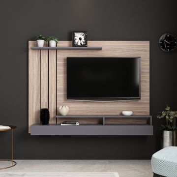 Modieus Woody TV-meubel | Melamine coating | Geur eiken".